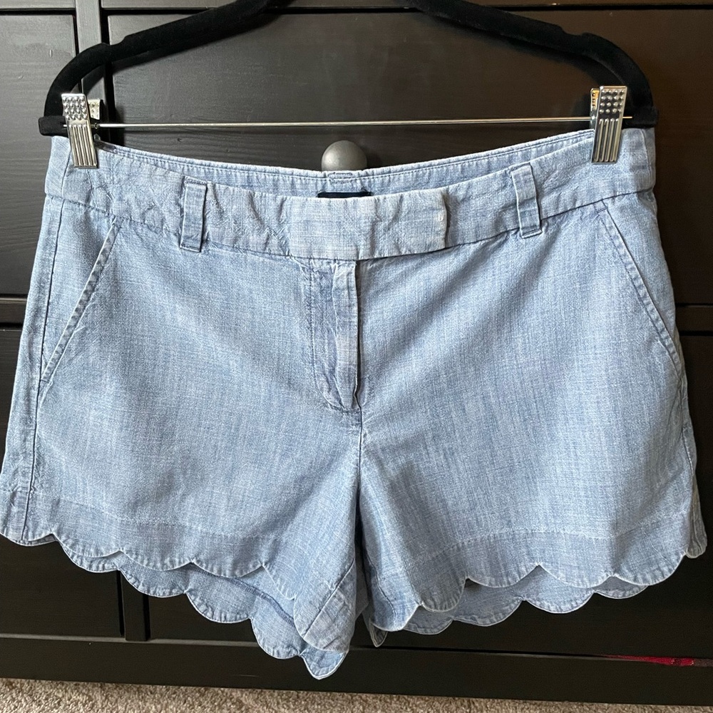 J. Crew Factory Store chambray cotton shorts